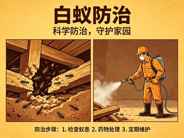 上门除白蚁公司 白蚁分季防控 定期巡检服务